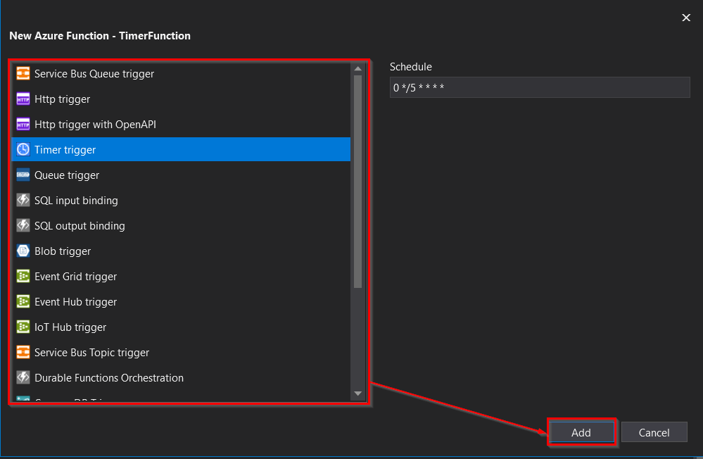 c Multiple http function and timer function in one function app
