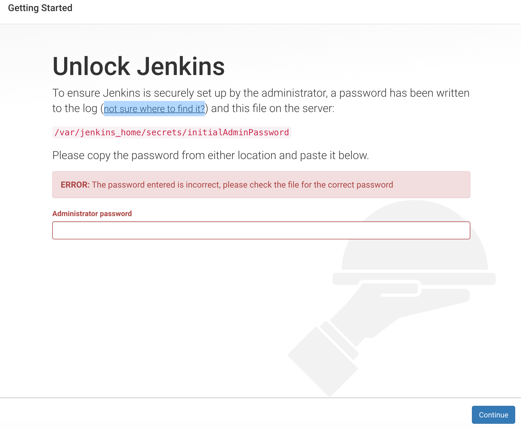 How to get temporary password for Jenkins in google cloud Stack Overflow