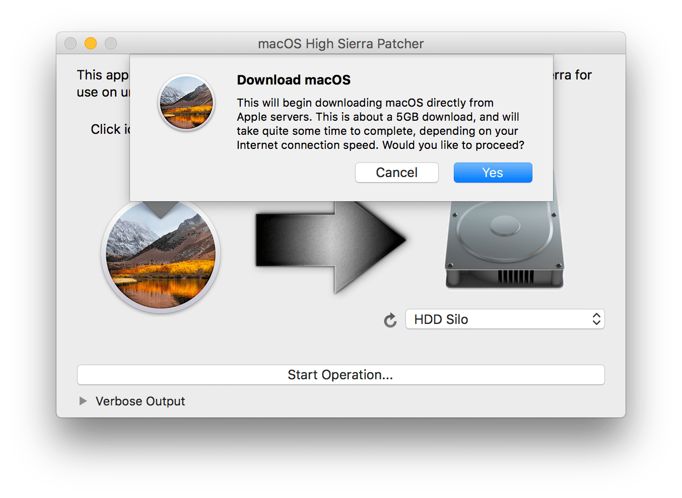 sierraalta Descargar High Sierra a un Mojavecapaz iMac