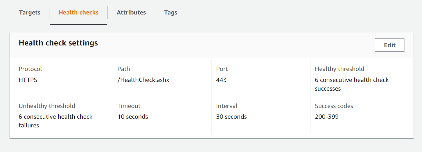 amazon web services NLB health check is failing when using ALB as the