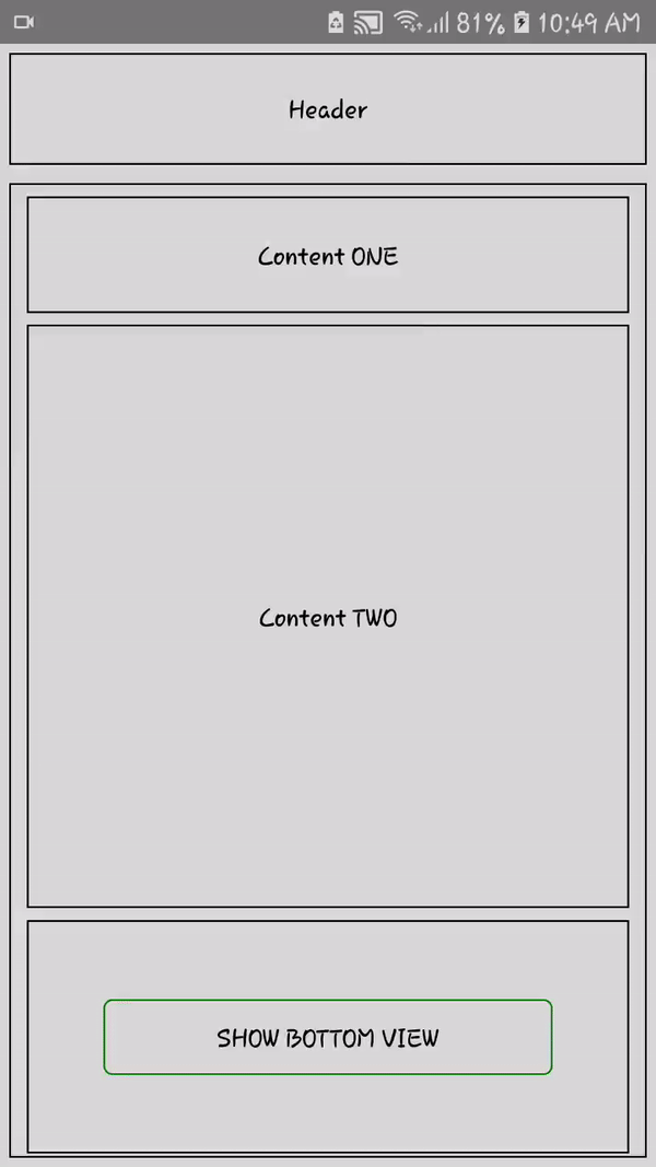 javascript How to slide in and out from the bottom in React Native? Stack Overflow