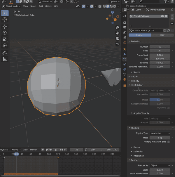 animation Particles rotate unwillingly on a surface along normals