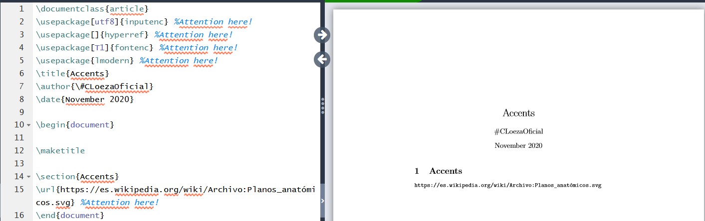 hyperref How to write properly an accent in a web address? TeX