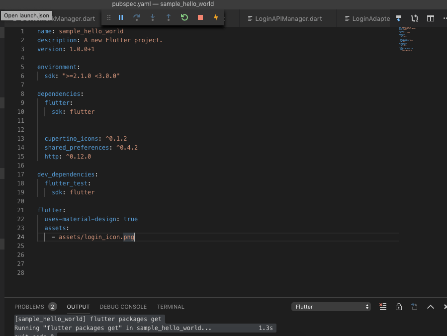 Cannot install http client package in flutter project