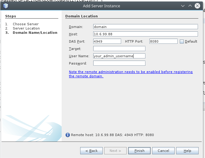 glassfish Configure netbeans to deploy a web application in a real