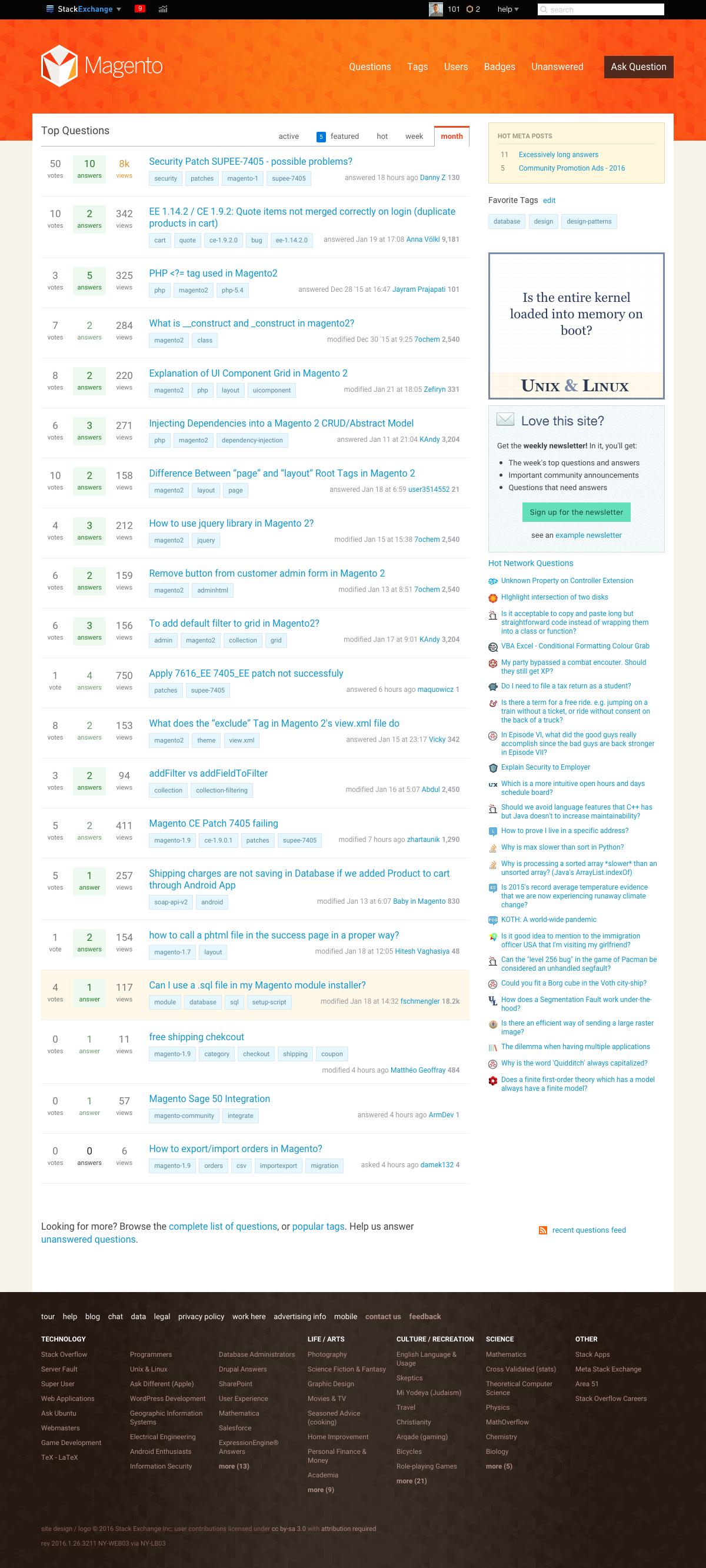 Magento Site Design Magento Meta Stack Exchange