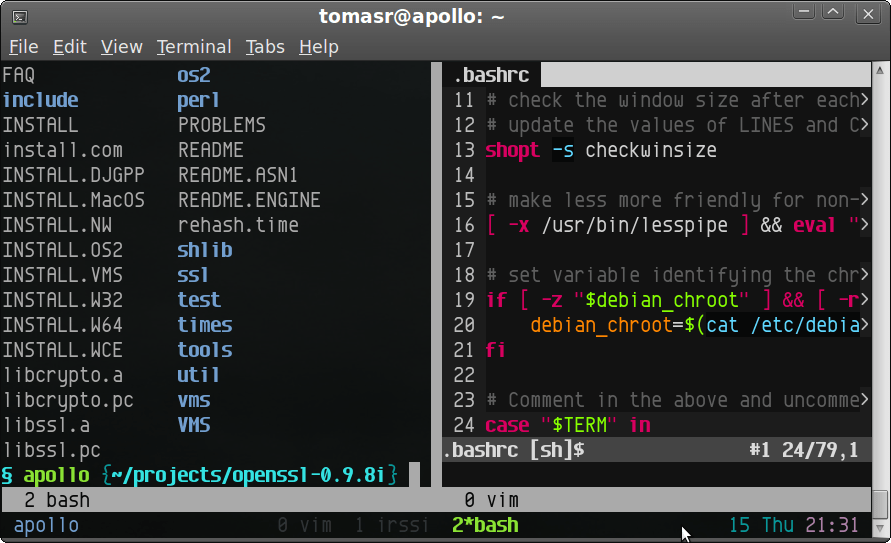 Gnu screen, how to update dynamically the title of a window? Super User