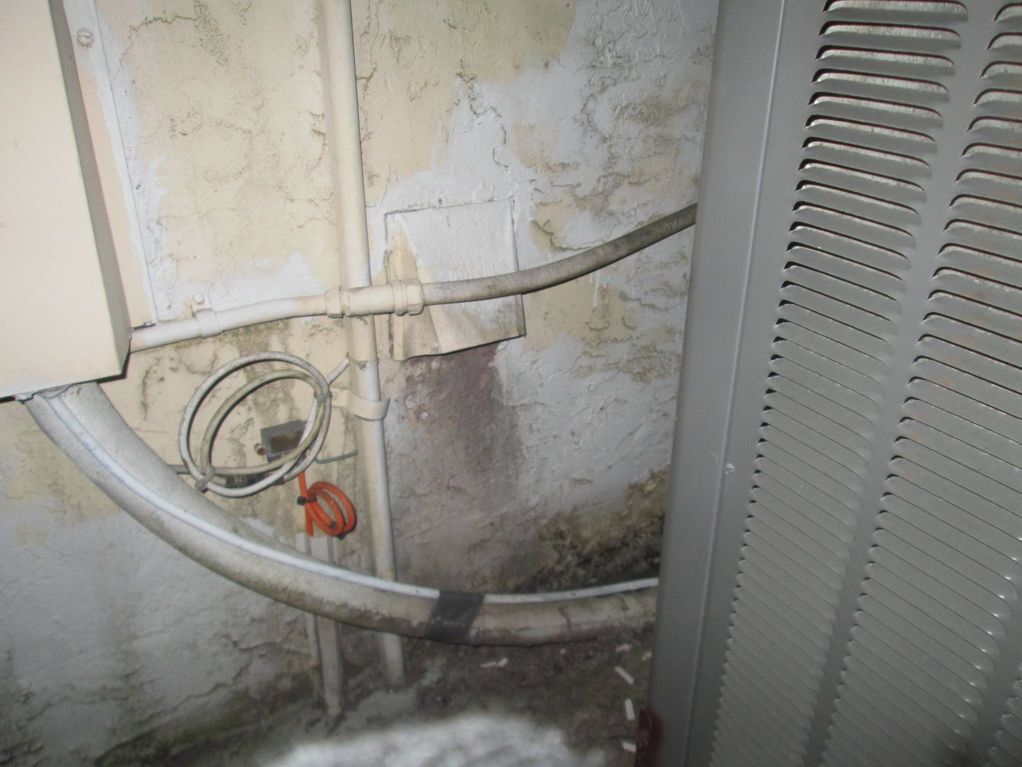 air conditioning Extend dryer termination away from condensing unit