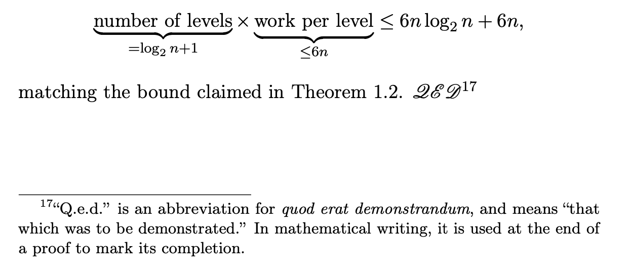 proof package How to represent QED (not as a box!) the way Tim
