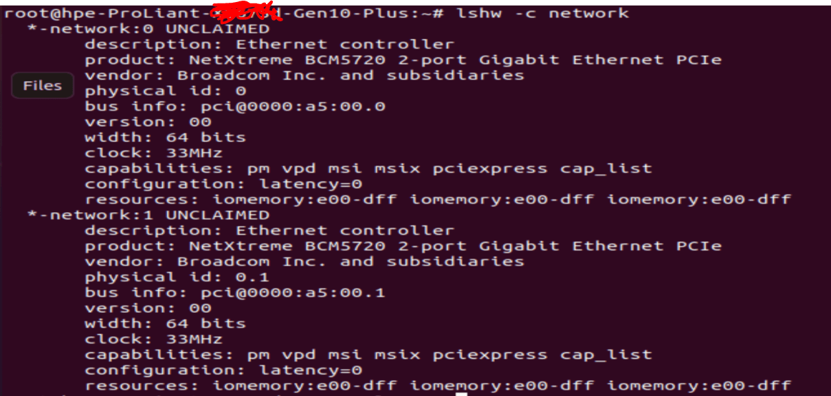 linux Unable to see NIC interface in Ubuntu 20.04 even