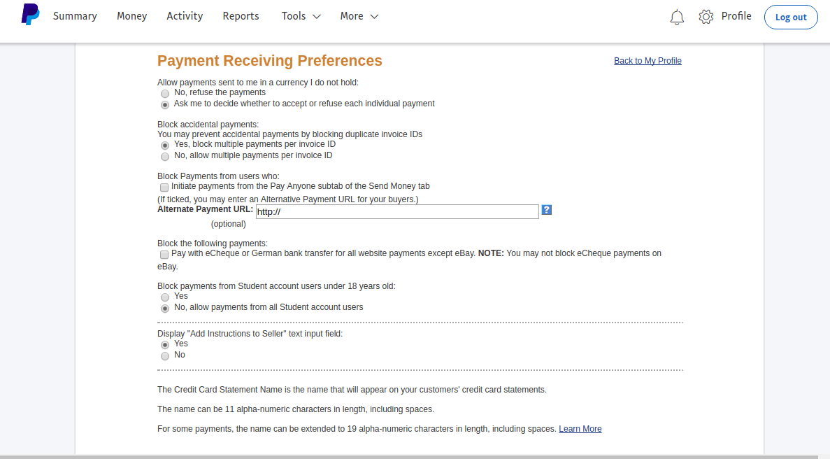 php We’re sorry. This seller doesn’t accept payments in your currency