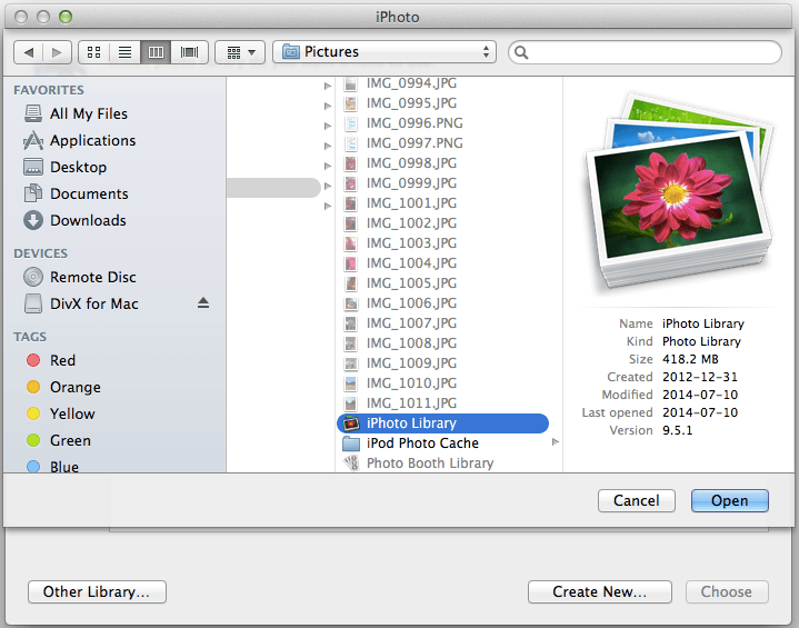 Storing iPhoto library on external hard drive MacRumors Forums