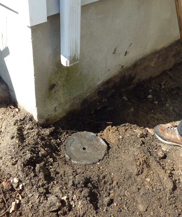 drainage Plastic bucket under gutter downspout Home Improvement Stack Exchange