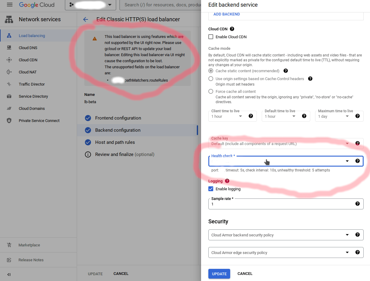 google cloud platform How to replace GCP Load Balancer Backend
