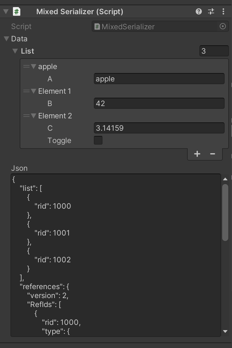unity How can I store a list of instances of different classes