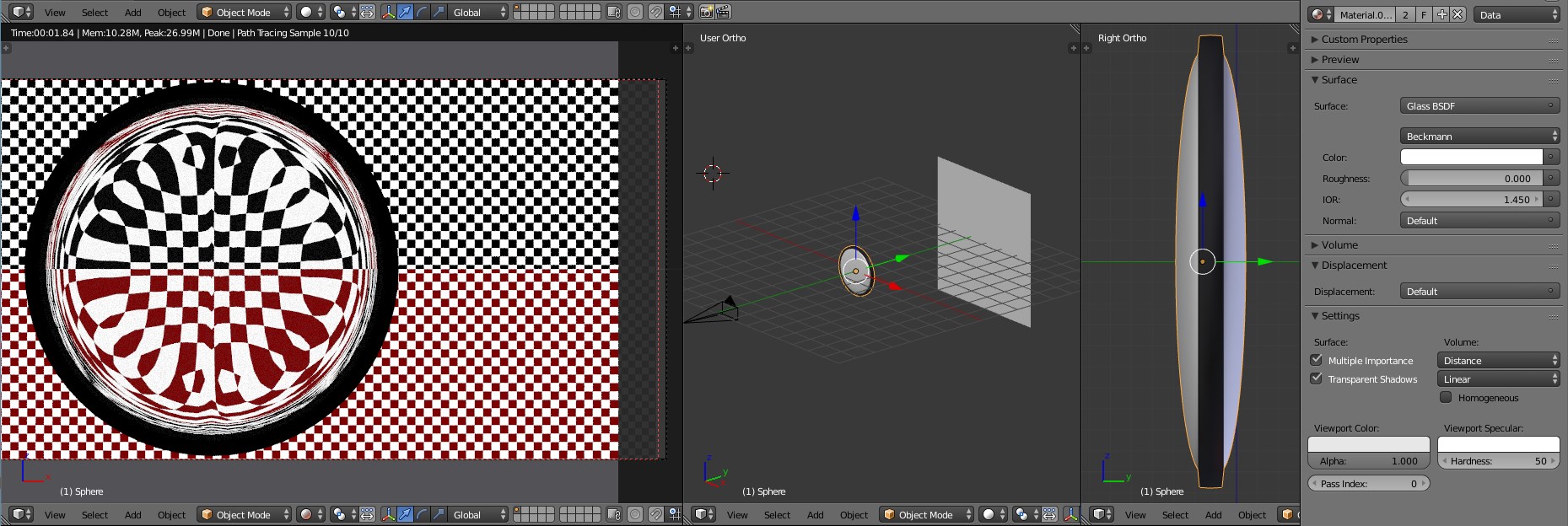 materials How do I create a magnified glass effect in Cycles