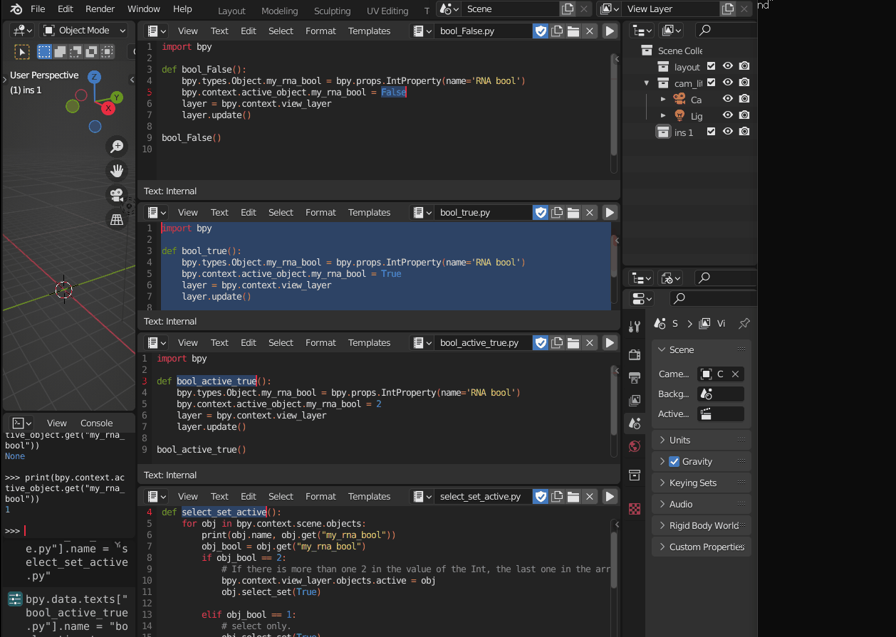 Blender Python select object Blender Stack Exchange