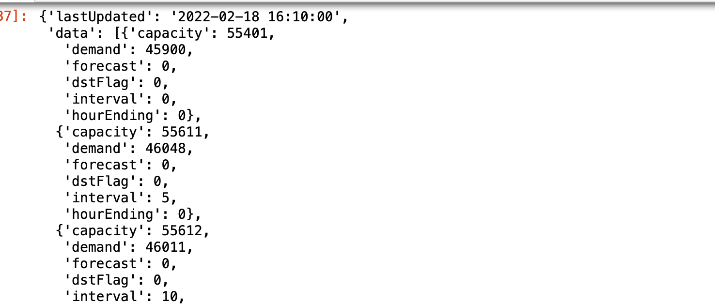 python How to Convert data from Json to timestamp and load it in