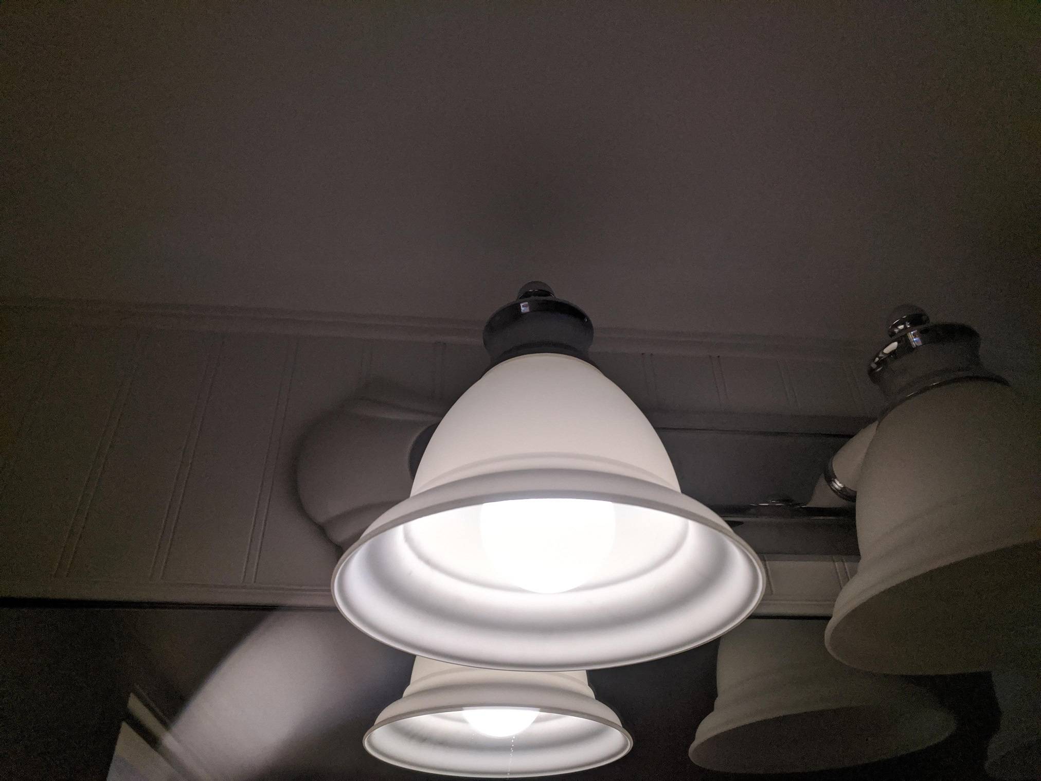 electrical New light bulbs light up even when switched off Home