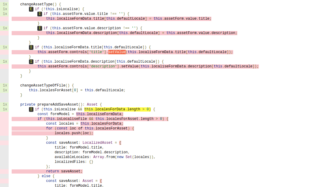 unit testing Angularjs jasminekarma statement(if else path not