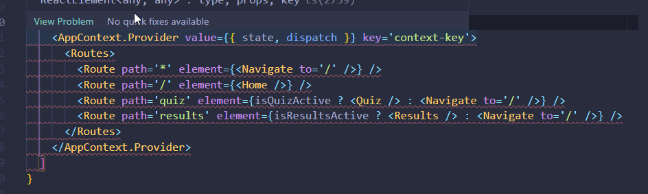 [Solved]Type &#039;Element[]&#039; is missing the following properties from type