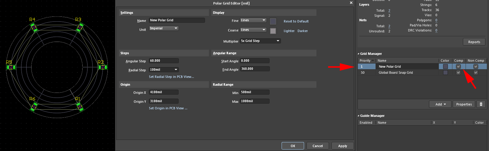 Altium Place components along circular path Electrical Engineering