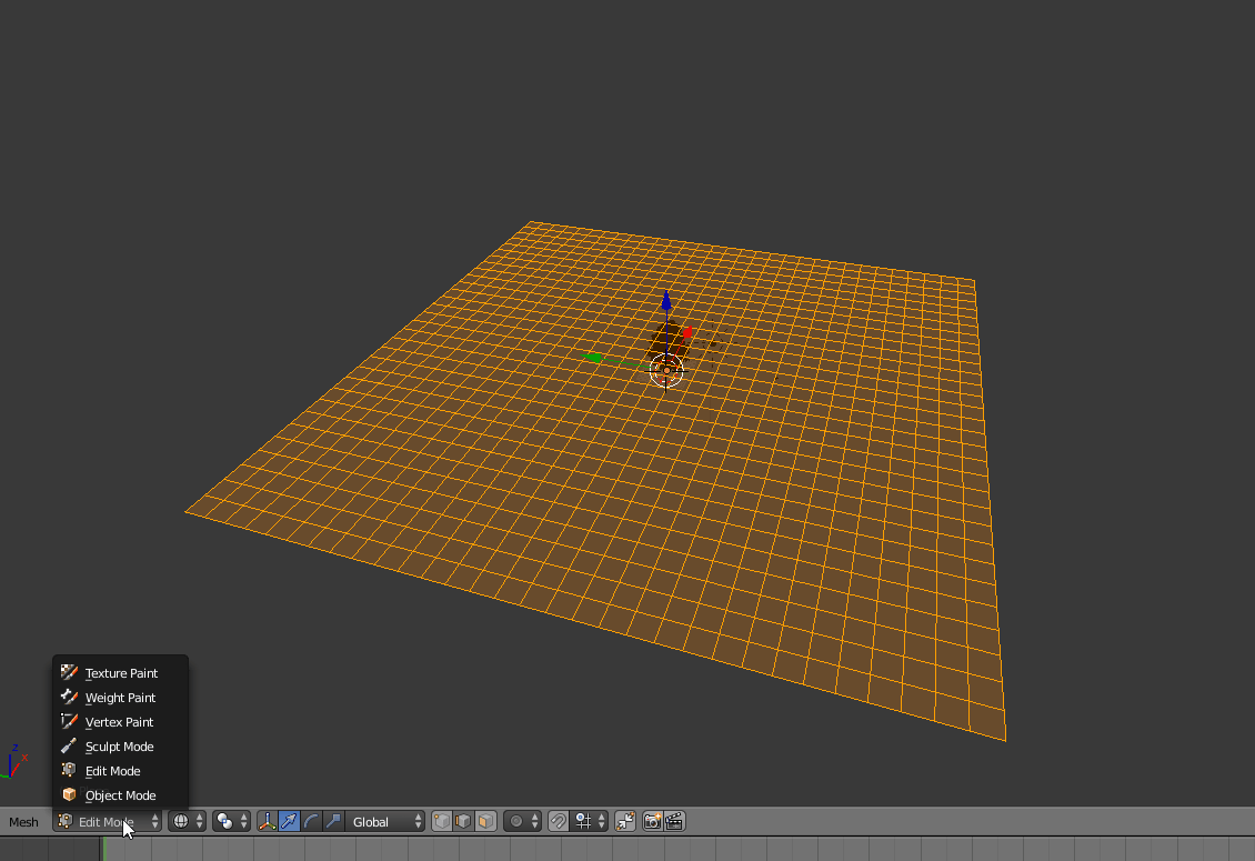 modeling Sculpt mode not showing the vertices/faces of a mesh
