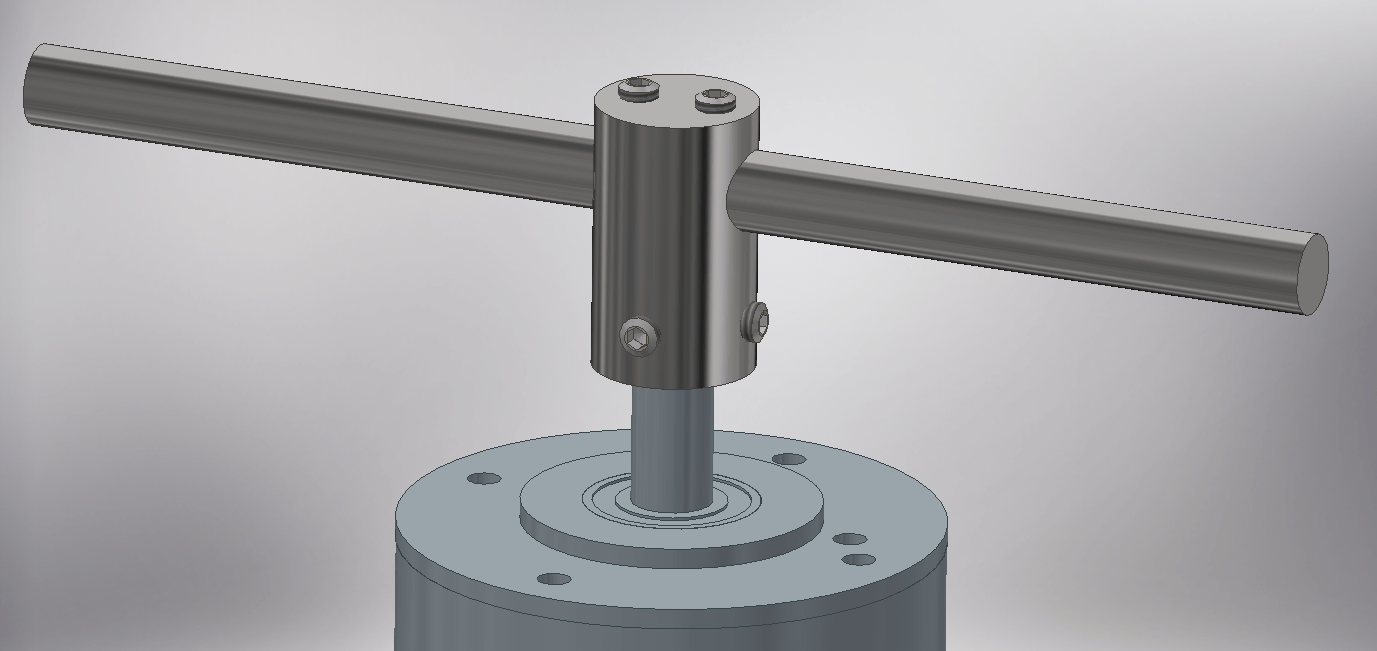 mechanical engineering Can a rod be attached perpendicular to the