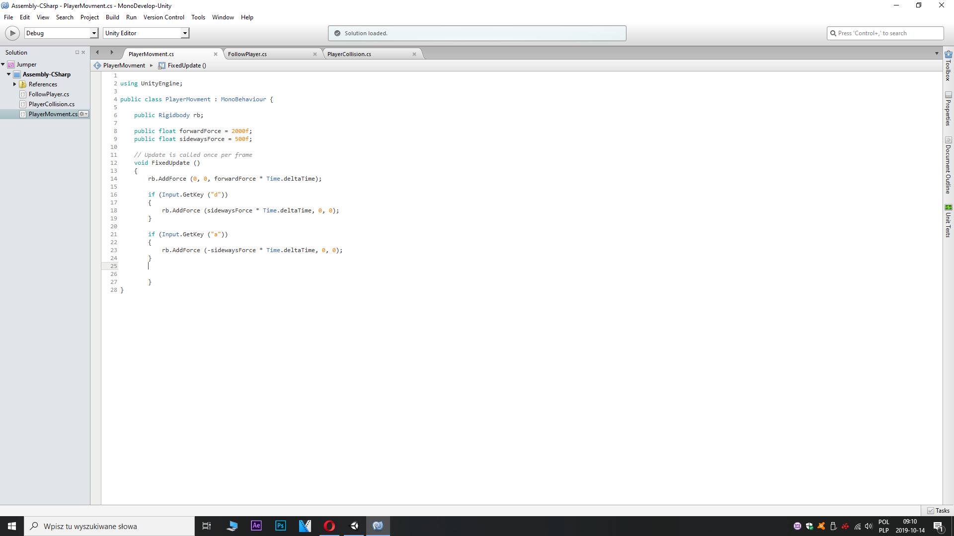 c How to jump in Unity 3d? Stack Overflow