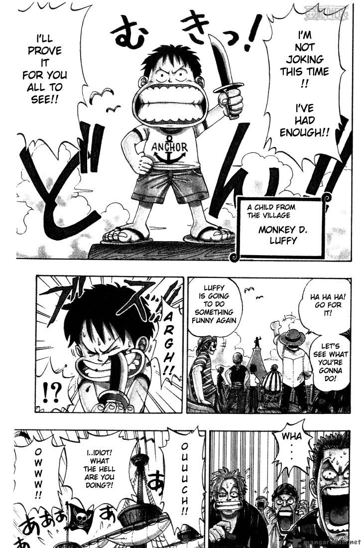 one piece When and How did Luffy get the Scar under his eye? Anime