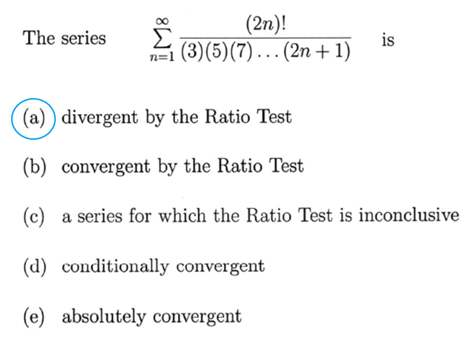 calculus How to determine the convergence or divergence of this