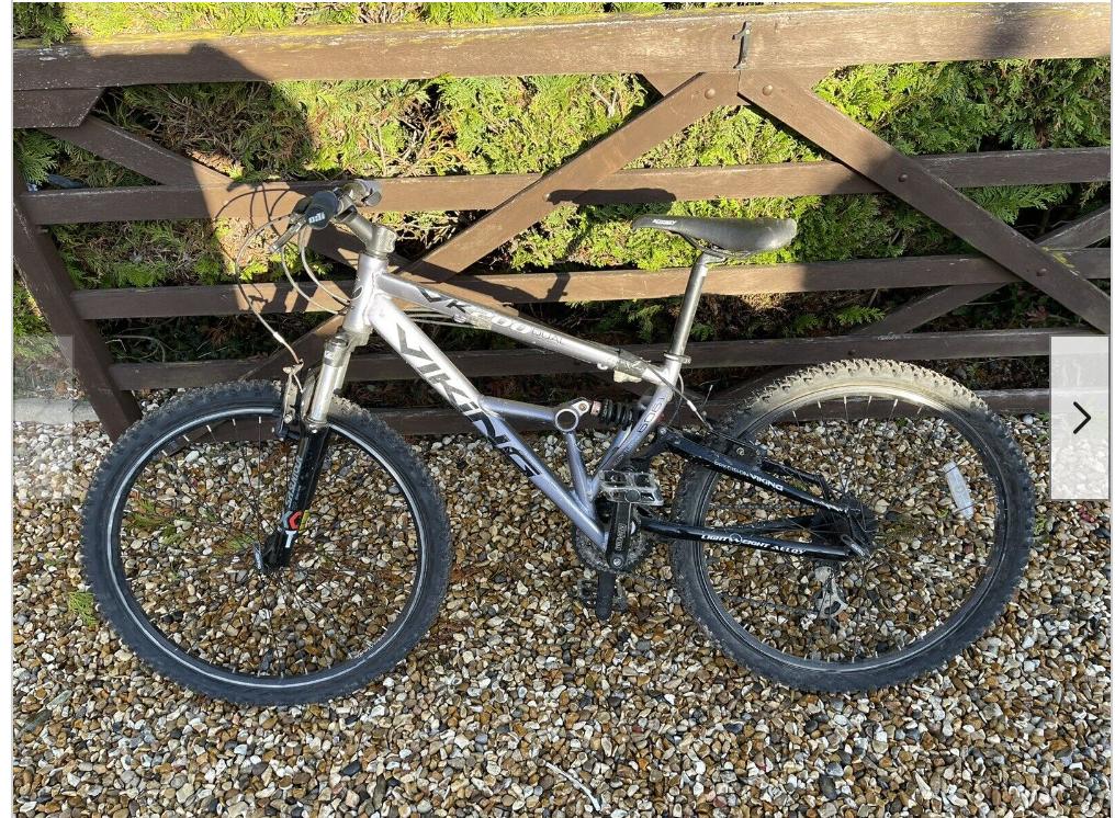 Can anyone help me identify the model of this Viking mountain bike