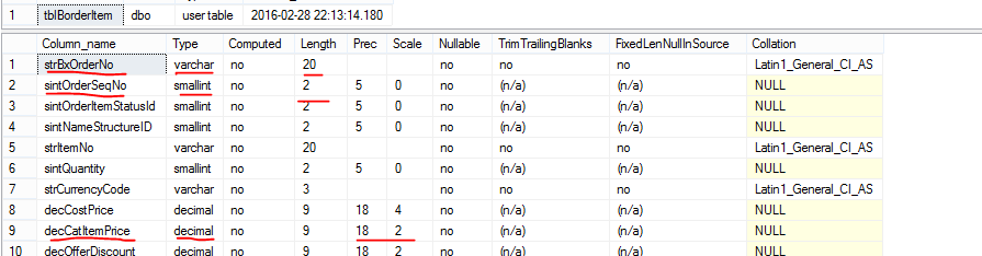 sql server where to add a column with low cardinality, decimal type