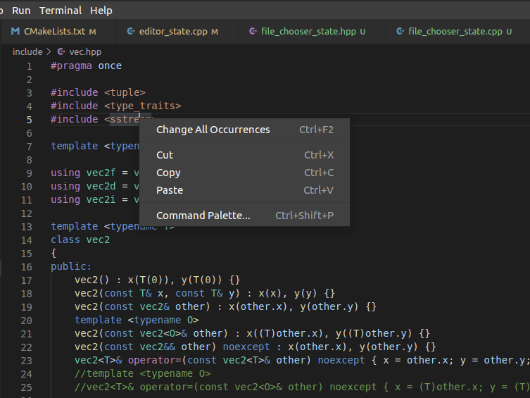 linux C++ Intellisense not always working in vscode Stack Overflow