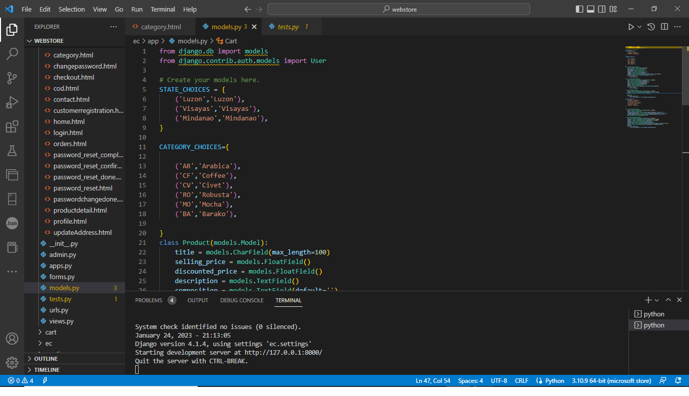 visual studio code Yellow line showing under import module statements Stack Overflow