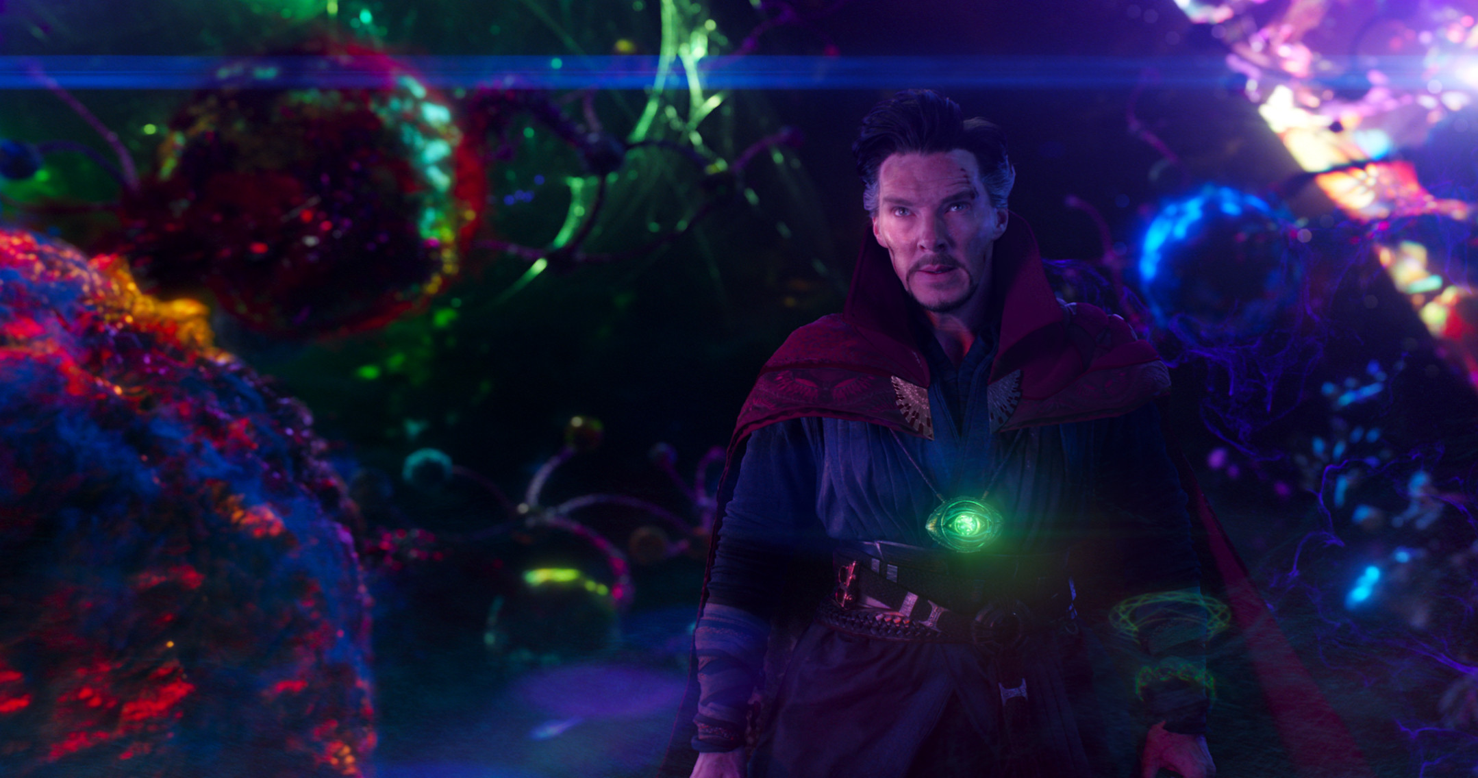 MCU heroes, As Doctor Strange faces off against Dormammu, he entraps Dormammu and himself in a time loop