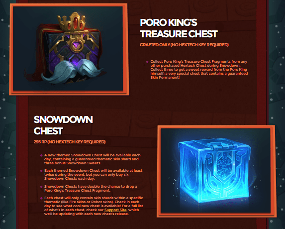 league of legends How can i get the snowdown chests? Arqade