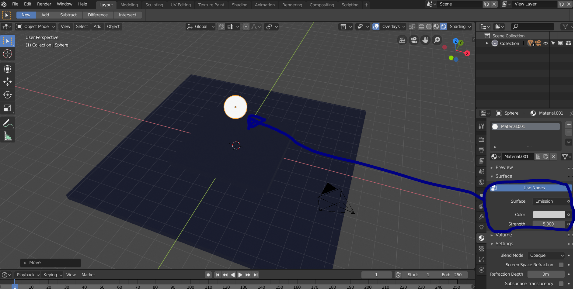 cycles render engine Blender eevee emission shadows Blender Stack
