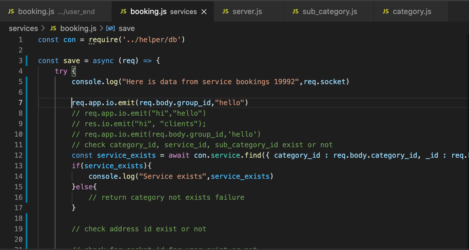 node.js Socket.io integration with Express.js Stack Overflow