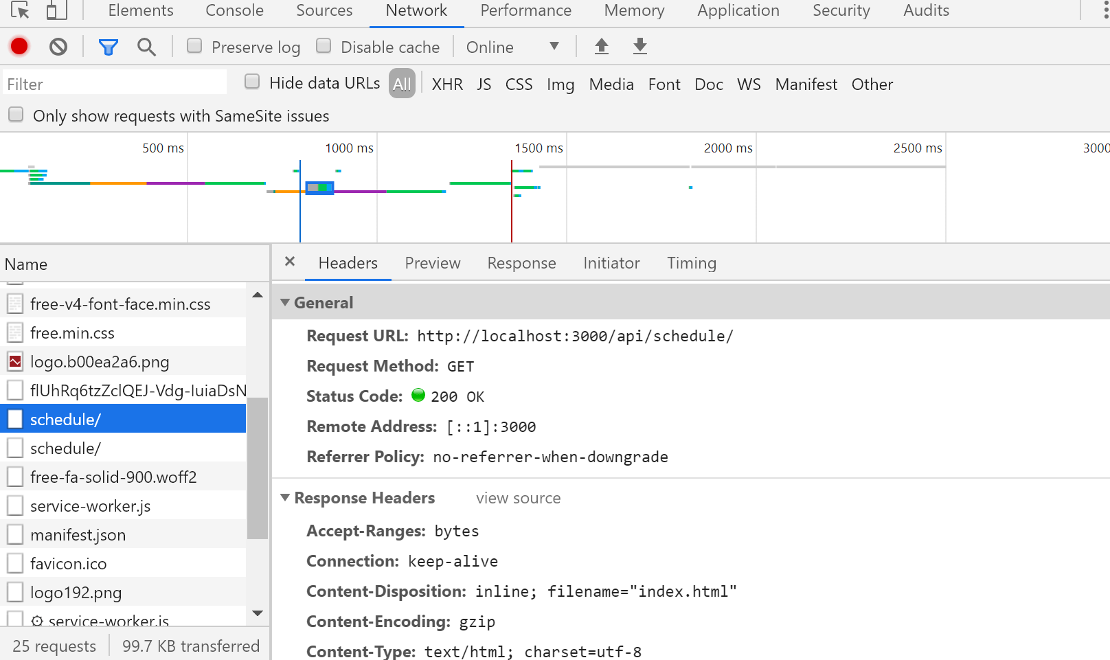 javascript React/Redux Variable returning HTML in production Stack