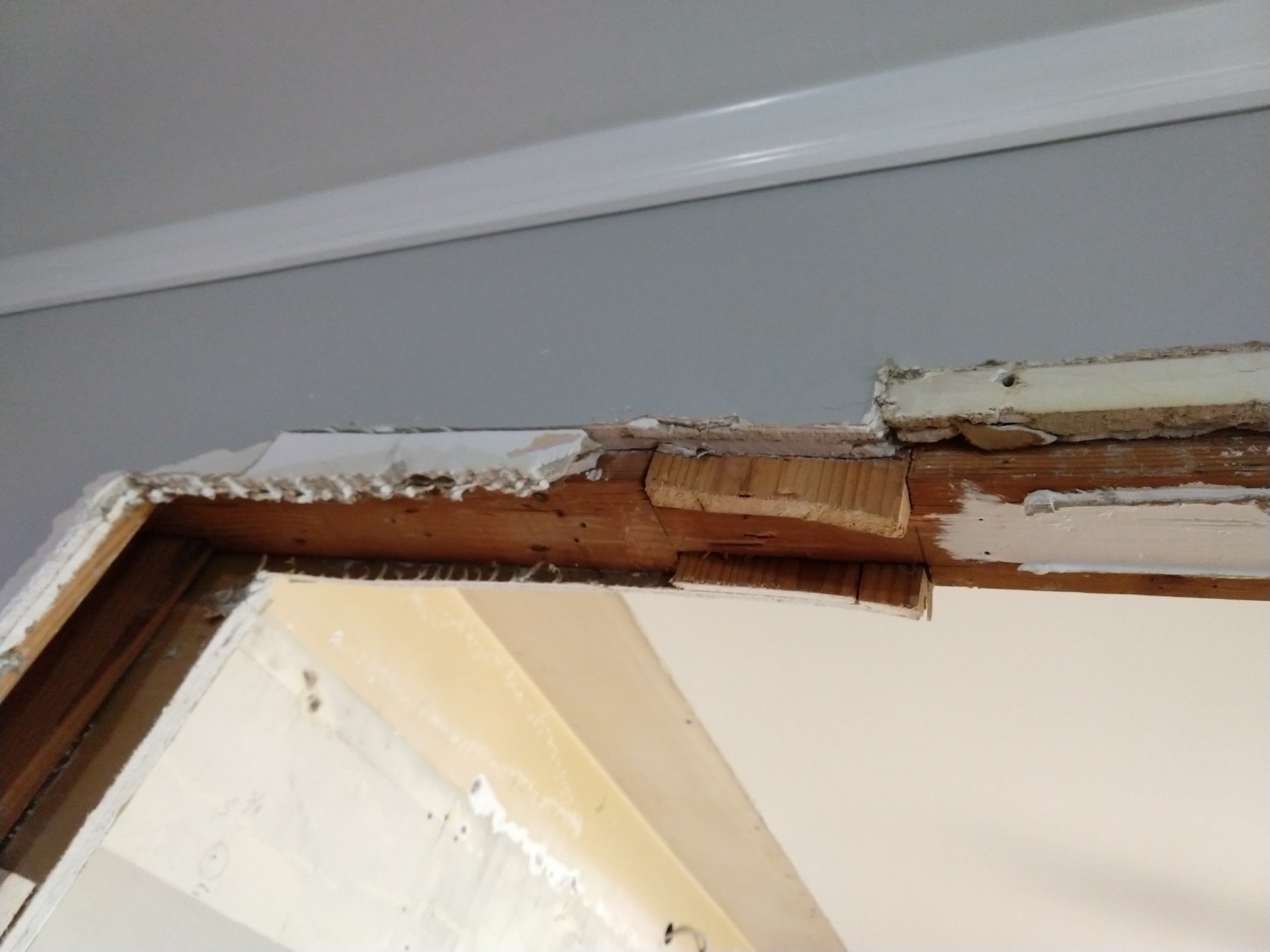 framing Replacing Door Header After Pocket Door Removal Home