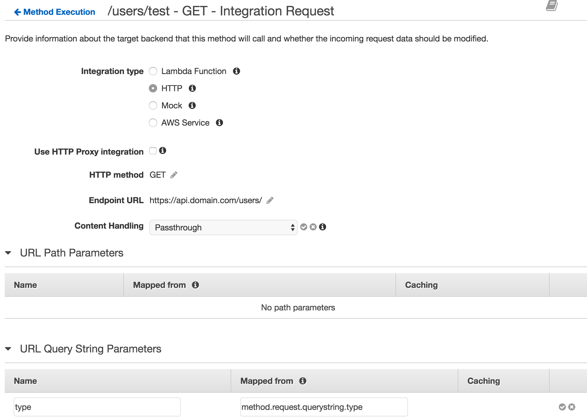 amazon web services How do I setup an Endpoint URL with a Path