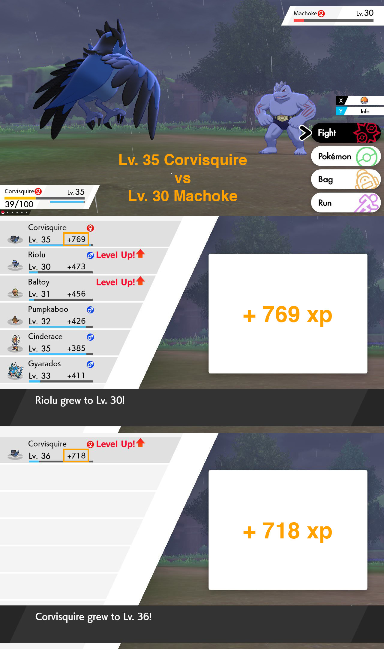 If I have fewer than 6 Pokemon in my party, does each gain more EXP