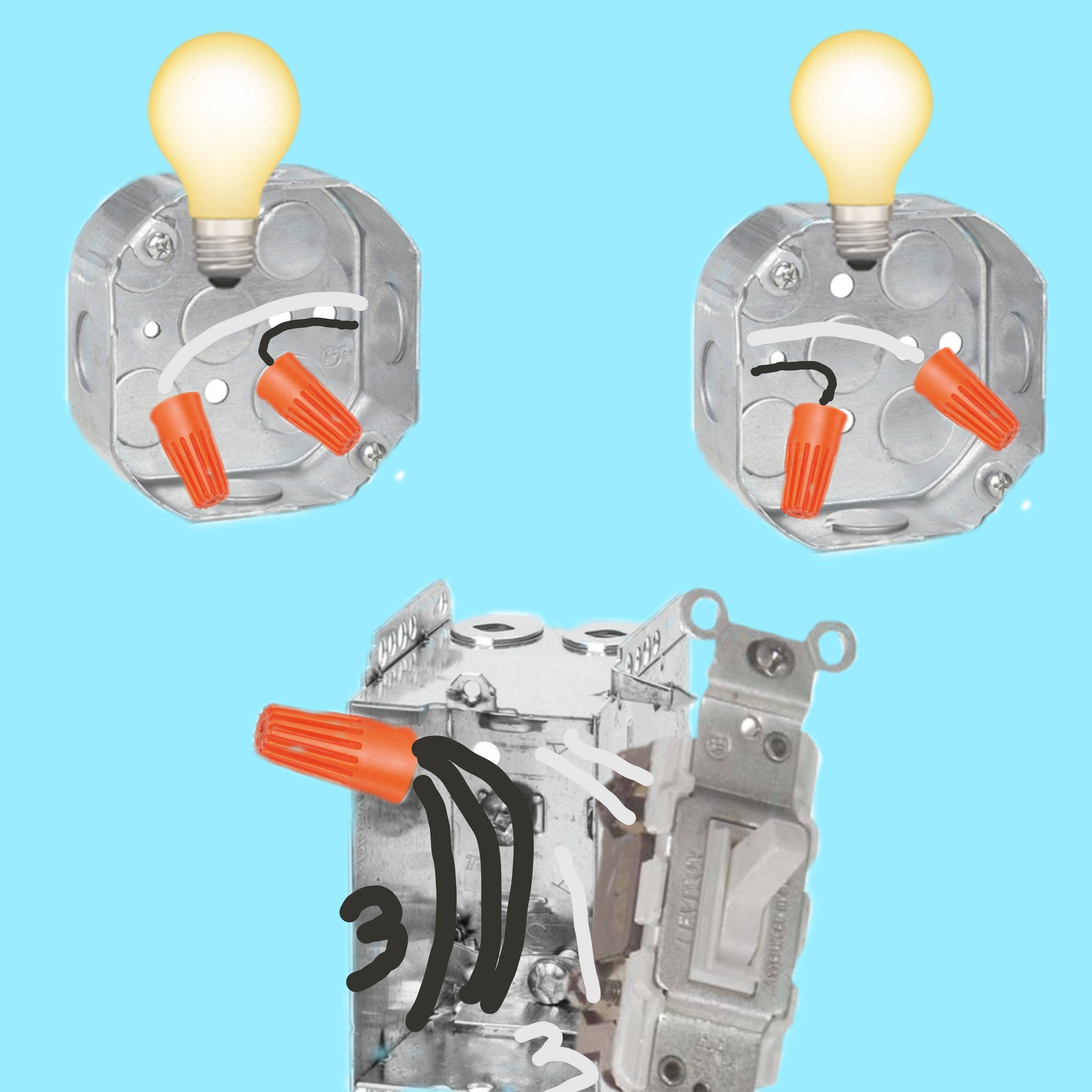 electrical - Neutral Wire is used to carry power to light switch - is