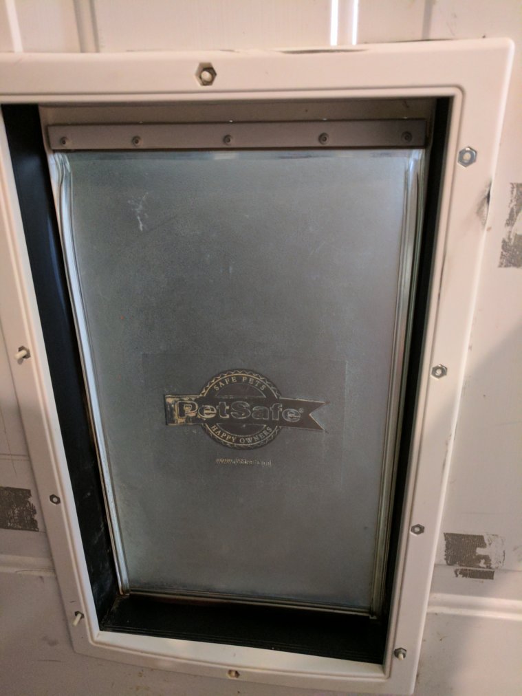 How do I temporarily seal a pet door? Home Improvement Stack Exchange