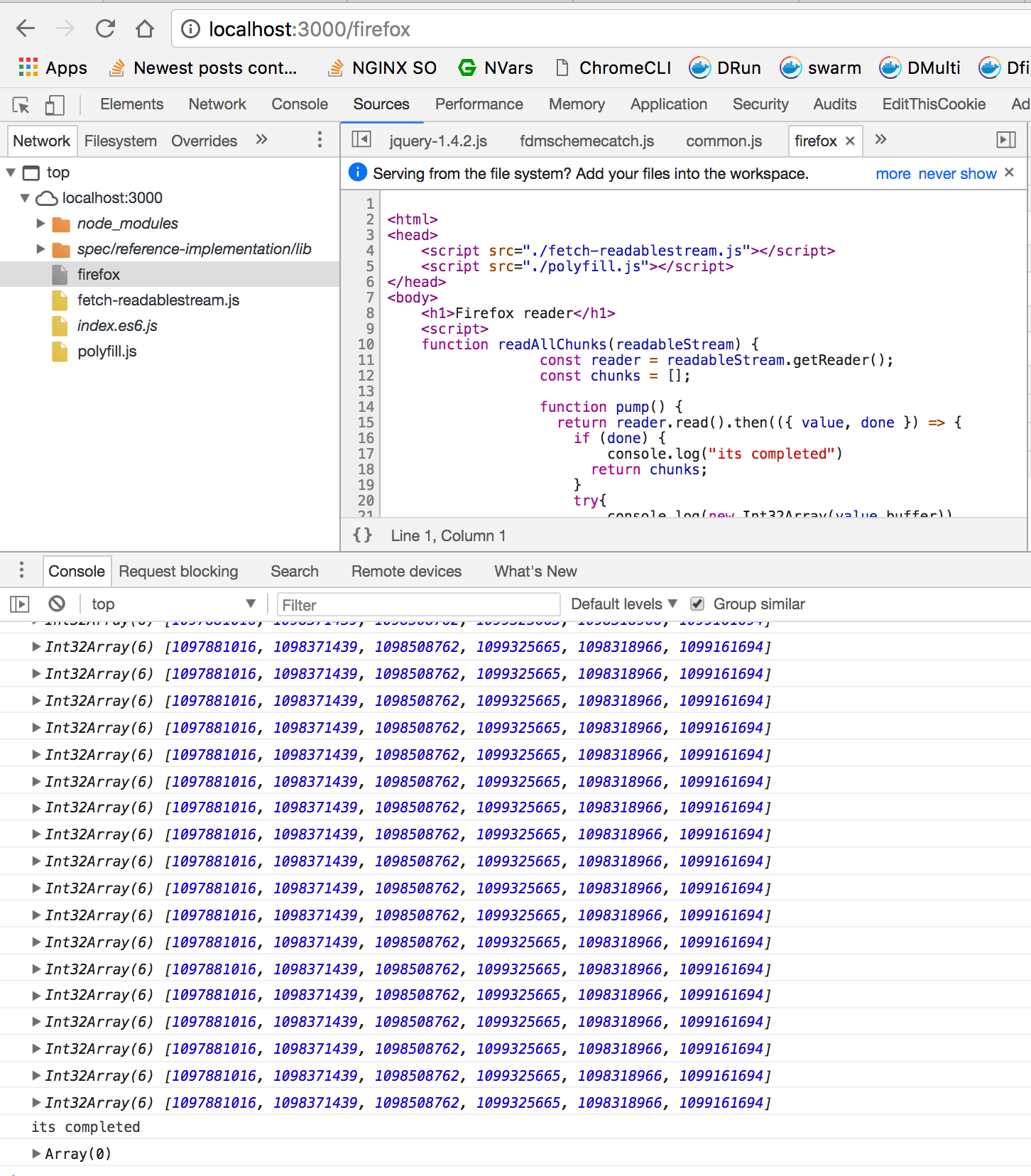javascript Read chunked binary response with Fetch API Stack Overflow