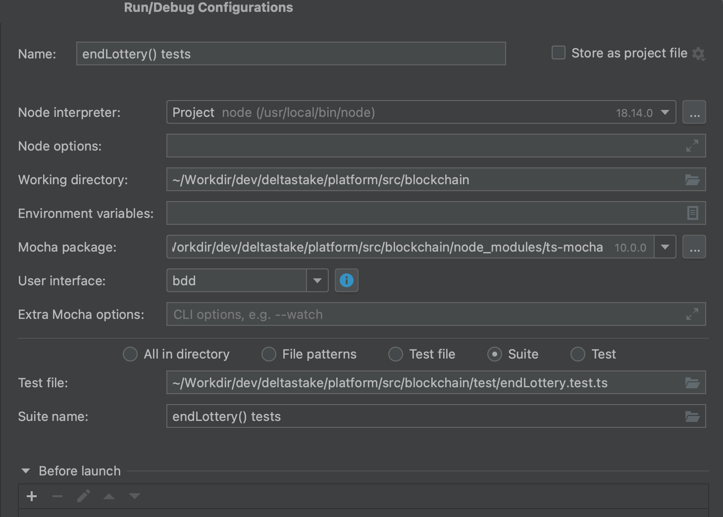 mocha Debug hardhat project using intellij Ethereum Stack Exchange