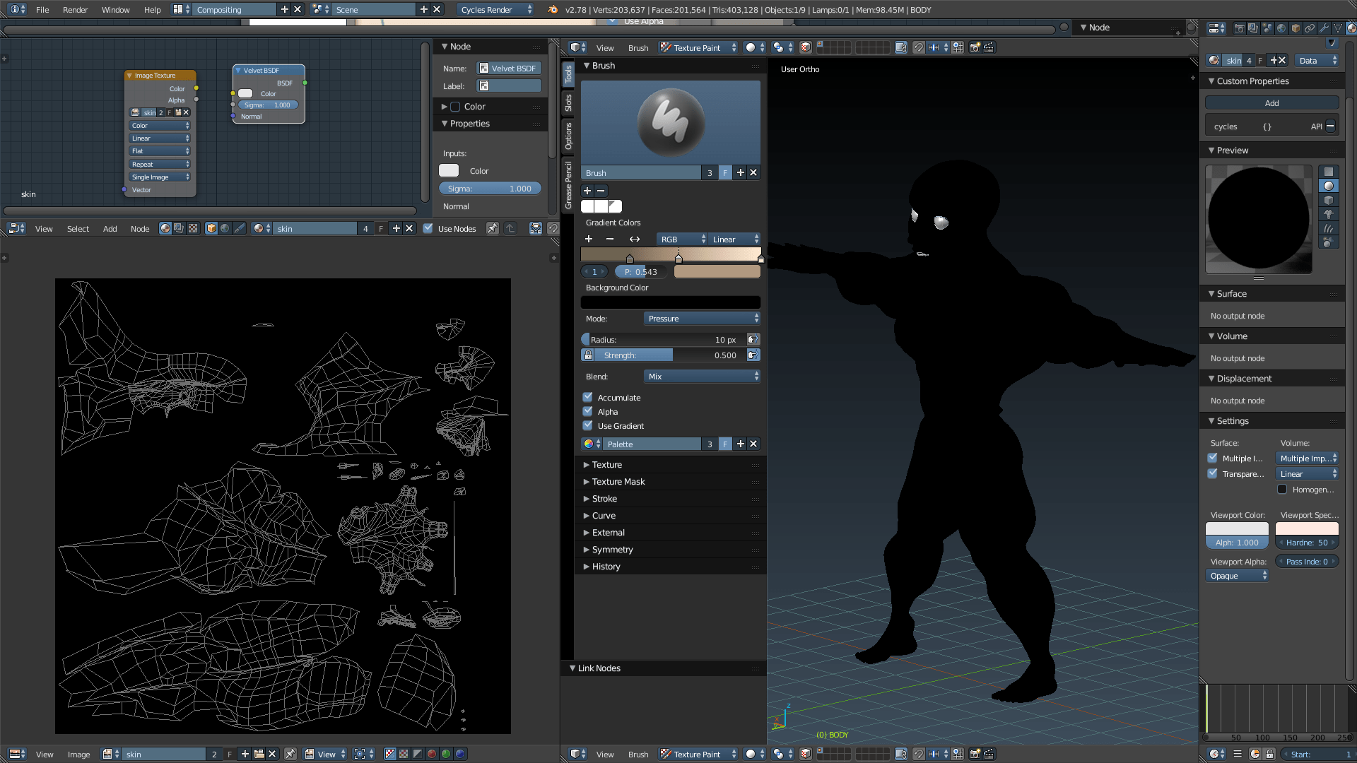 Texturing - Texture Paint Not Applying 2.78 - Blender Stack Exchange
