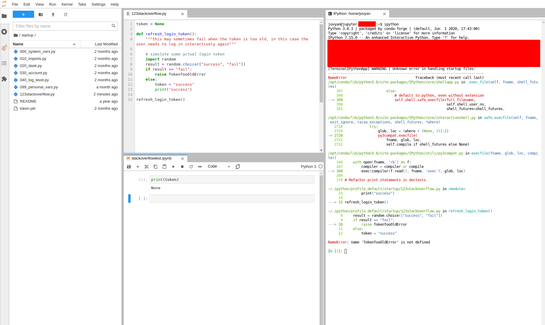 jupyter how to display jupyterlab startup output Stack Overflow