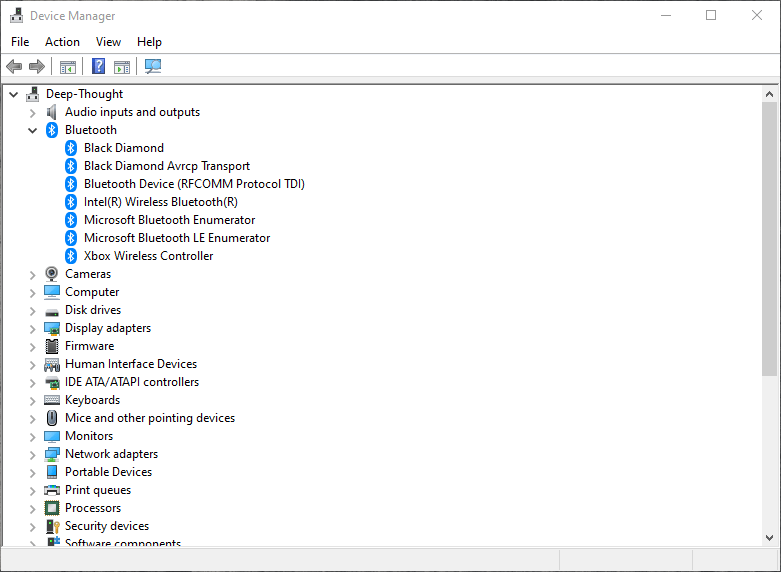 audio Windows 10 Bluetooth all of sudden sees my headphones as an